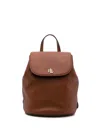 Ralph Lauren Lauren  Mary Medium Satchel Bag In Brown