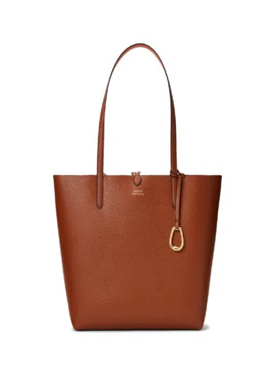 Ralph Lauren Lauren  Medium Tote Bag In Brown