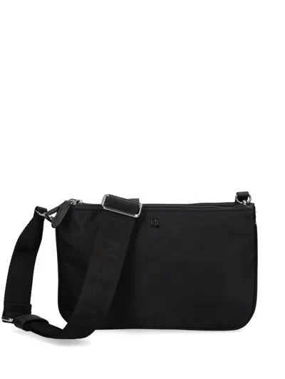 Ralph Lauren Lauren  Minimalist Black Nylon Medium Crossbody Bag