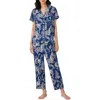 Ralph Lauren Lauren  Monogram Crop Pajamas