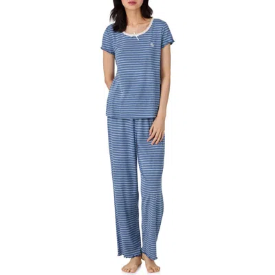 Ralph Lauren Lauren  Monogram Crop Pajamas