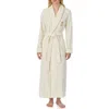 Ralph Lauren Lauren  Monogram Fleece Robe In Neutral
