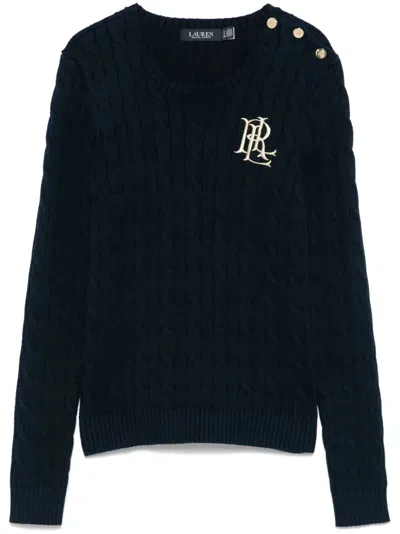 Ralph Lauren Lauren  "montiva" Long Sleeve Pullover In Blue