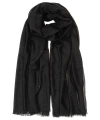 Ralph Lauren Lauren  Pinstripe Mini Sequin Wrap In Black