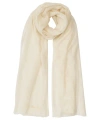 Ralph Lauren Lauren  Pointelle Patchwork Wrap In Neutral