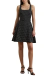 Ralph Lauren Lauren  Polka Dot Belted Minidress