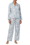 Ralph Lauren Lauren  Print Cotton Blend Pajamas In Multi