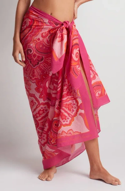 Ralph Lauren Lauren  Print Cotton Cover-up Pareo