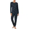 Ralph Lauren Lauren  Print Henley Pajamas In Multi