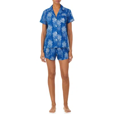 RALPH LAUREN LAUREN RALPH LAUREN PRINT SHORT PAJAMAS