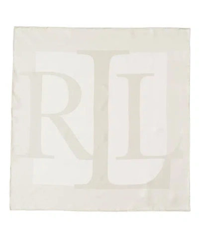 Ralph Lauren Lauren  Printed Logo Square In Neutral