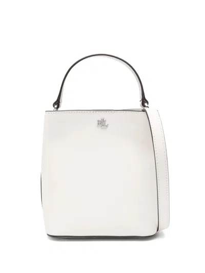 Ralph Lauren Lauren  Reese Sm Bkt Bucket Bag Small In White