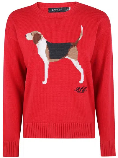 Ralph Lauren Lauren  "riednee" Long Sleeves Pullover In Blue