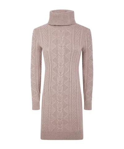 RALPH LAUREN LAUREN RALPH LAUREN ROLL-NECK KNITTED DRESS