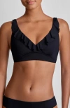 Ralph Lauren Lauren  Ruffle Underwire Bikini Top