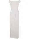 Ralph Lauren Saran Short Sleeves Gown In White