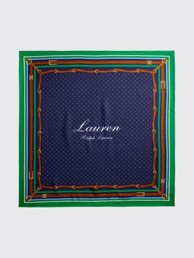 Ralph Lauren Lauren  Scarf Woman In Blue