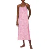 Ralph Lauren Lauren  Sleeveless Cotton Nightgown In Pink Pais