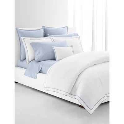 Ralph Lauren Lauren  Spencer Border Sateen Duvet Cover In Multi