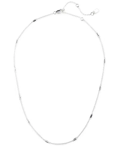 Polo Ralph Lauren Lauren Ralph Lauren Sterling Silver Bar Station Collar Necklace, 15" + 3" Extender