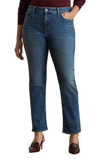 Ralph Lauren Lauren  Straight Leg Ankle Jeans In Blue