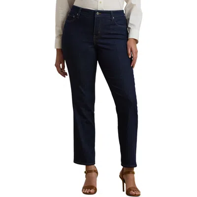 Ralph Lauren Lauren  Straight Leg Jeans In Black