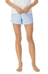 Ralph Lauren Lauren  Stripe Boxer Pajama Shorts In Blue Stripe