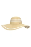 Ralph Lauren Lauren  Stripe Straw Sun Hat
