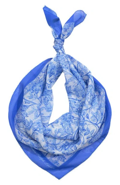 Ralph Lauren Lauren  Summer Floral Square Silk Scarf