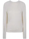 Ralph Lauren Sweater Round Neck Pullover In White