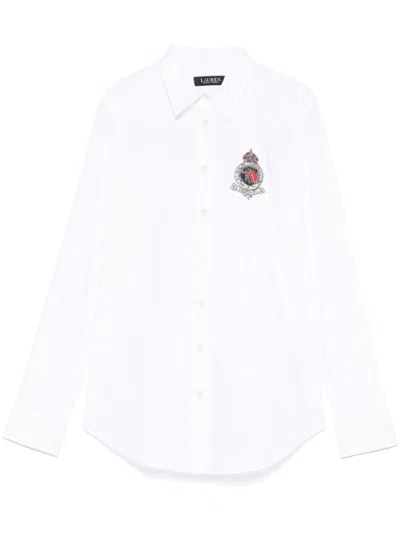 Ralph Lauren Tailored Long Sleeve Shirt With Classic Collar In White