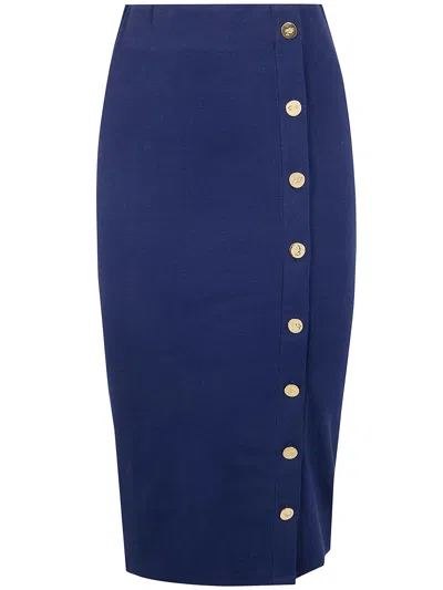 Ralph Lauren Ami Paris Heart Logo Beanie In Blue