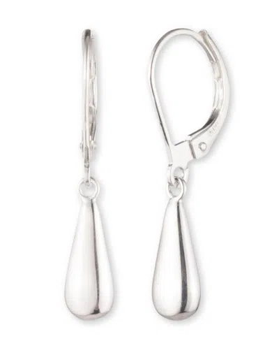 Ralph Lauren Teardrop Drop Earring In Sterling Silver