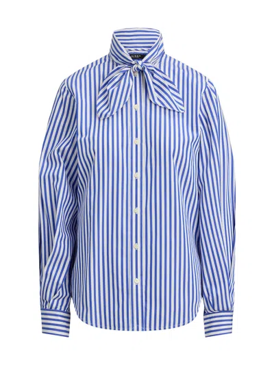 Ralph Lauren Blue Regular Stripes Shirt