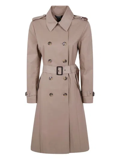 RALPH LAUREN LAUREN RALPH LAUREN TRENCH COAT WITH LOGO