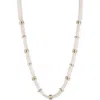 Ralph Lauren Lauren  Two-tone Station Necklace In Metallic