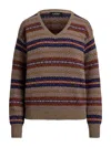 Ralph Lauren Lauren  V-neck Sweater In Multi