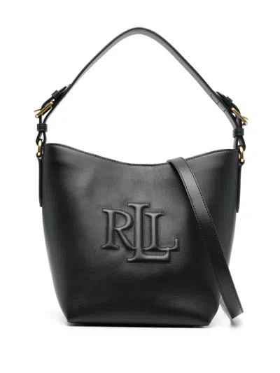 Ralph Lauren Lauren  Witley Md Bk Bucket Bag Medium In Black