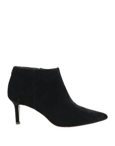 Ralph Lauren Lauren  Woman Ankle Boots Black Size 8 Textile Fibers