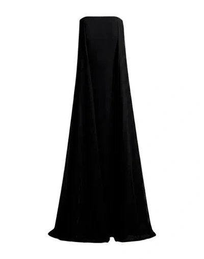 Ralph Lauren Lauren  Woman Maxi Dress Black Size 0 Recycled Polyester