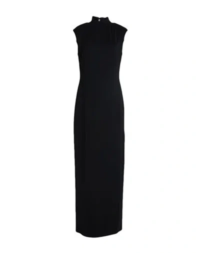 Ralph Lauren Lauren  Woman Maxi Dress Black Size 0 Viscose, Elastane