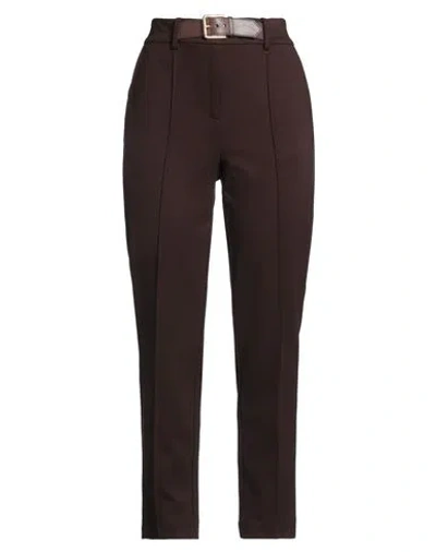 Ralph Lauren Lauren  Woman Pants Brown Size 6 Viscose, Nylon, Elastane