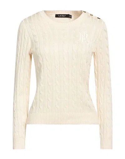 Ralph Lauren Lauren  Woman Sweater Cream Size Xs Cotton, Viscose In White