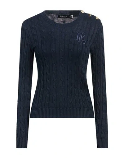 Ralph Lauren Lauren  Woman Sweater Navy Size Xs Cotton, Viscose In Blue