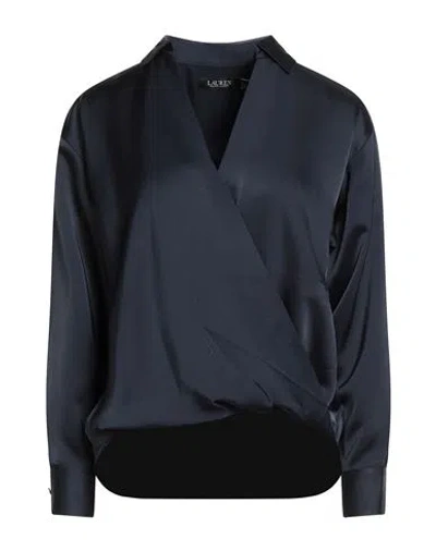 Ralph Lauren Lauren  Woman Top Navy Size M Recycled Polyester, Polyester