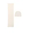 Ralph Lauren Lauren  Wool Hat And Scarf In Neutral