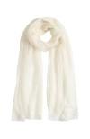 Ralph Lauren Lauren  Yarn Dye Wrap With Lurex In White