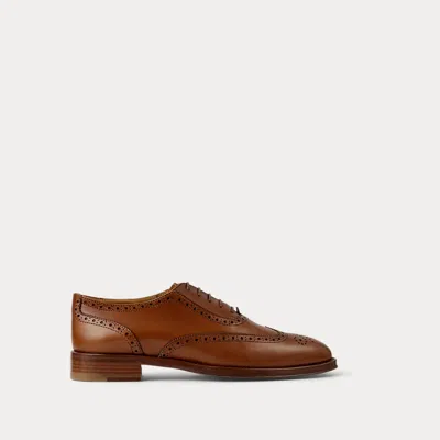 Ralph Lauren Layton 20 Mm Burnished Calfskin Oxford