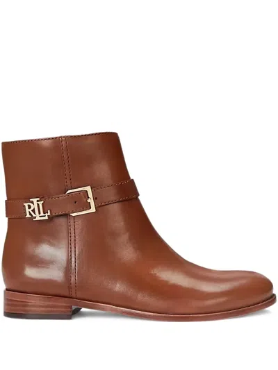 Ralph Lauren Leather Ankle Boots