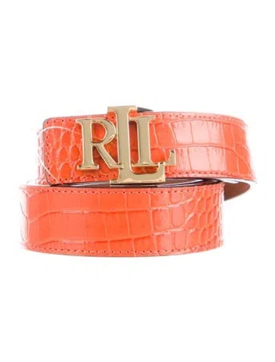 Pre-owned Ralph Lauren Leather Belt In Multi